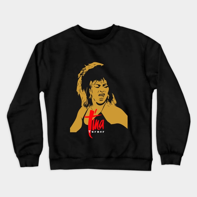 Tina Turner Singer! Crewneck Sweatshirt by RUS